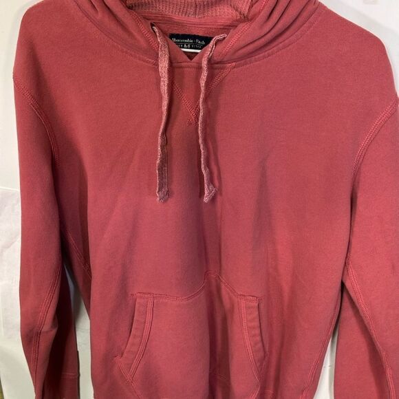 Abercrombie & Fitch Red Hoodie size medium great condition - Picture 1 of 6